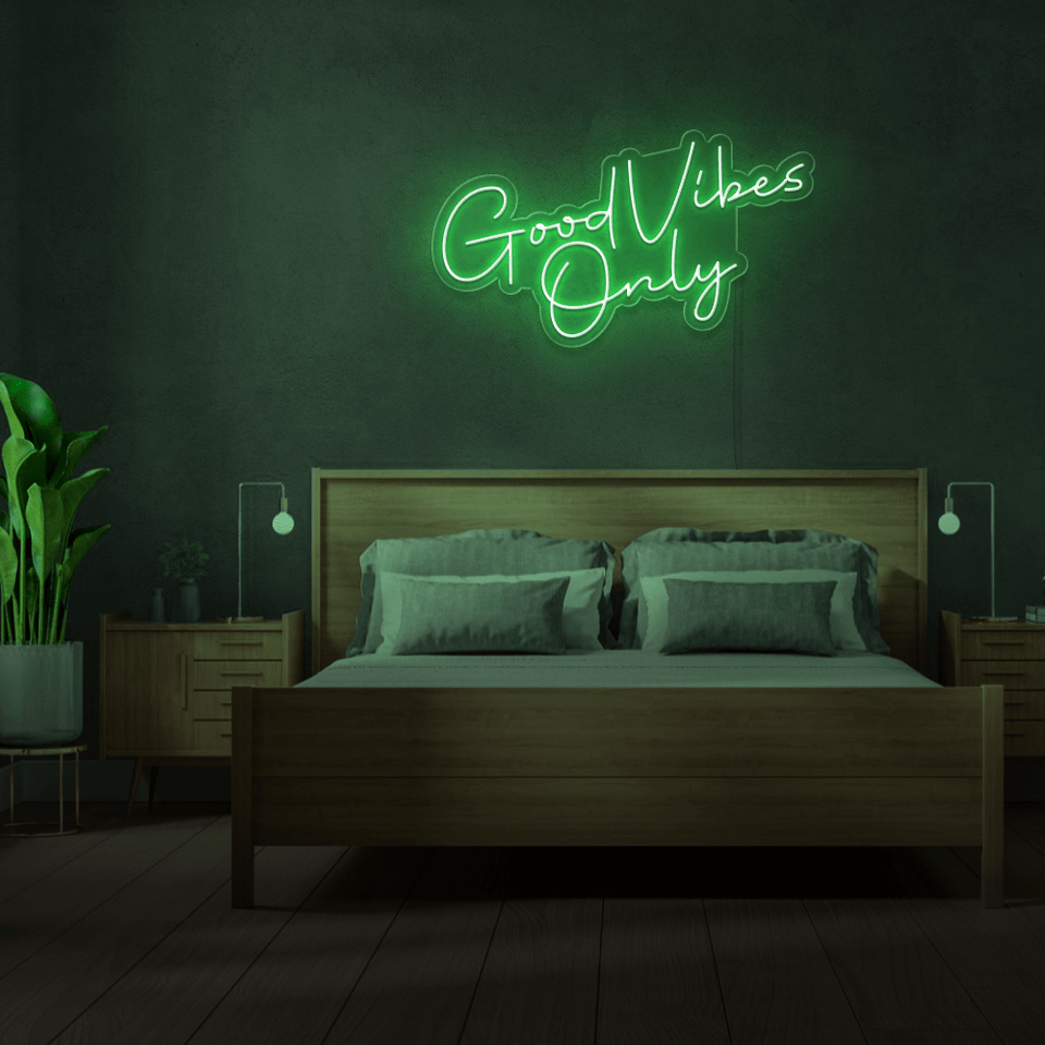 good vibes only- LED Neon Sign