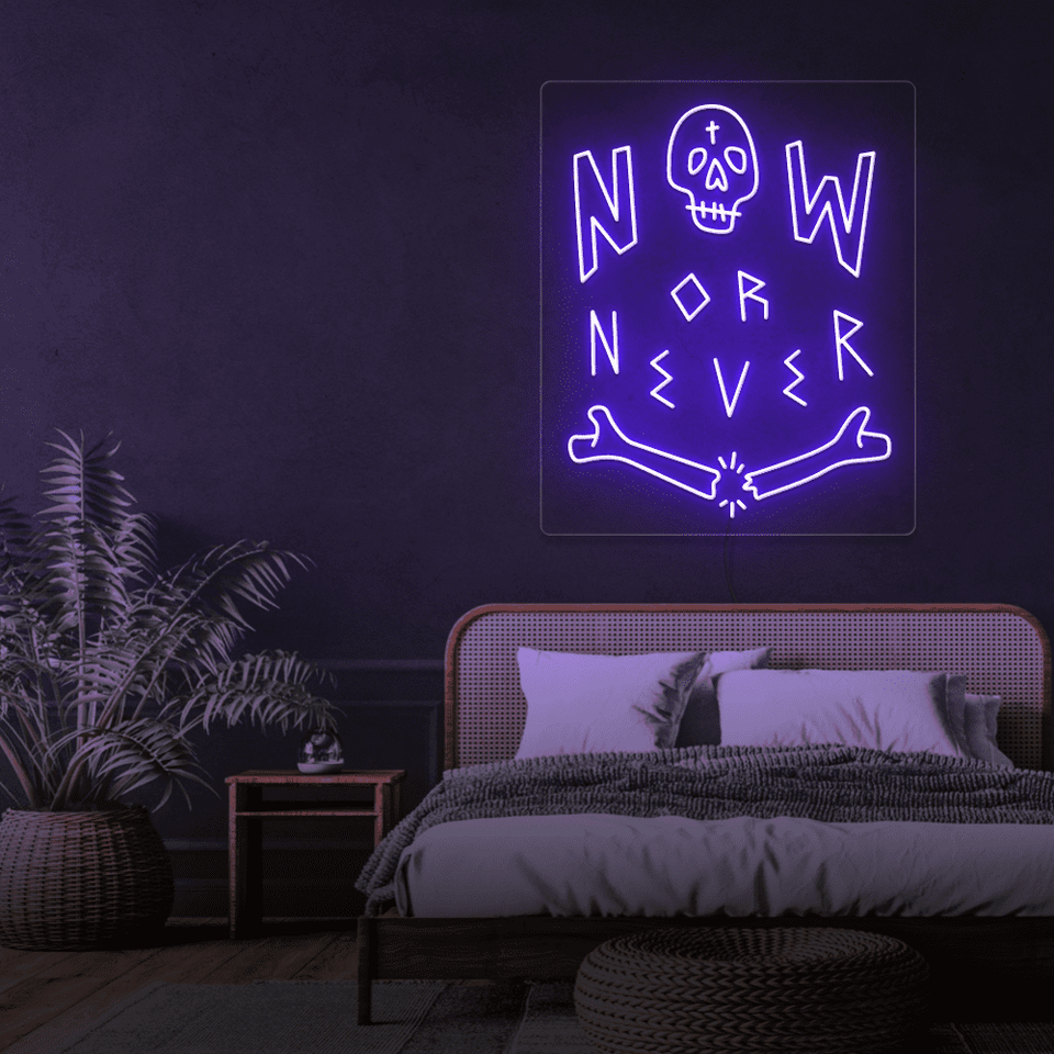 NOW OR NEVER - LED NEON SIGN